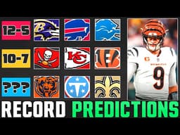 NFL Record Predictions after The 2026 Schedule Release (Every Team)