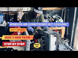 Window AC Not Cooling? Try This Common Fix First #AirConditionerRepair #windowac