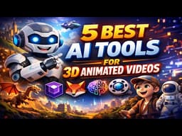 5 Best AI tools for 3D animated Videos🧰 
