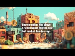 Bitcoin ending May above $76,000 would confirm new bull market, Tom Lee says