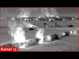 Ukraine launched strikes on Shahed drone storage facility, airfield in Russia, fuel tanks in Luhansk