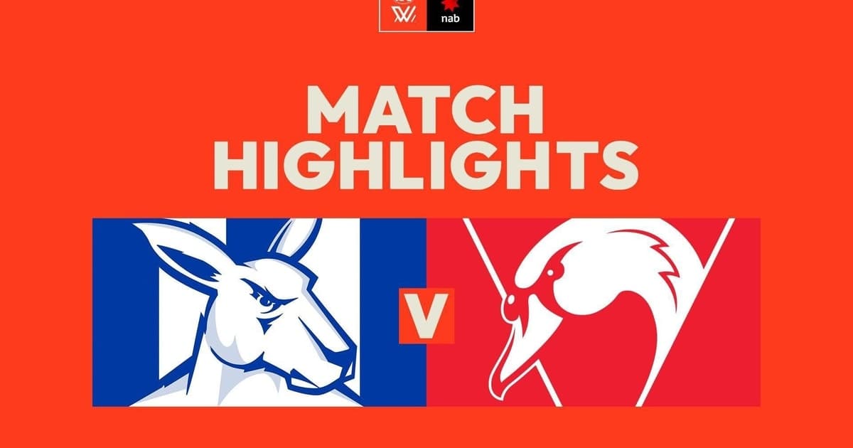 AFLW Highlights: North Melbourne v Sydney