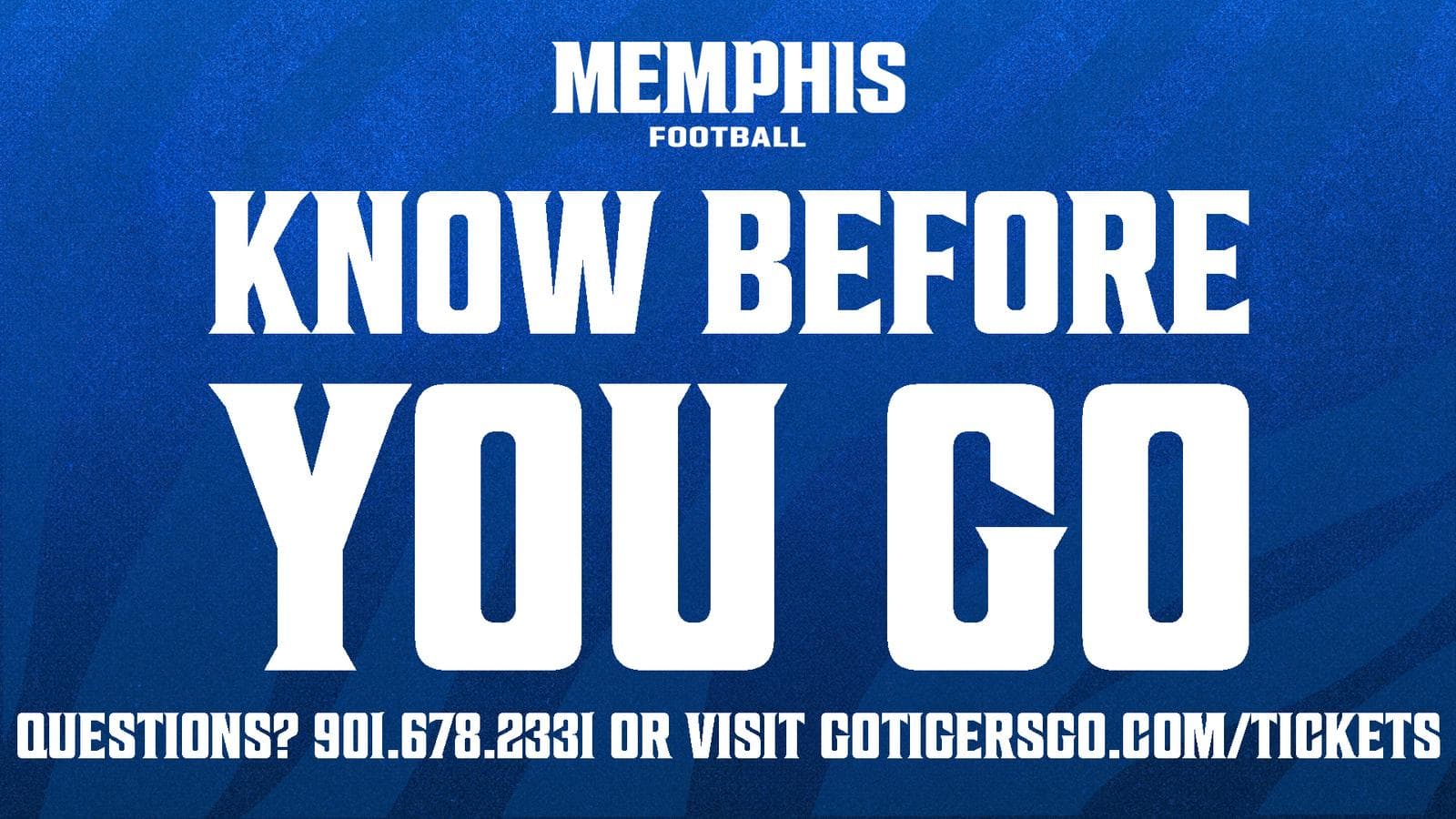 Memphis Football vs. UAB Know Before You Go: Game ...