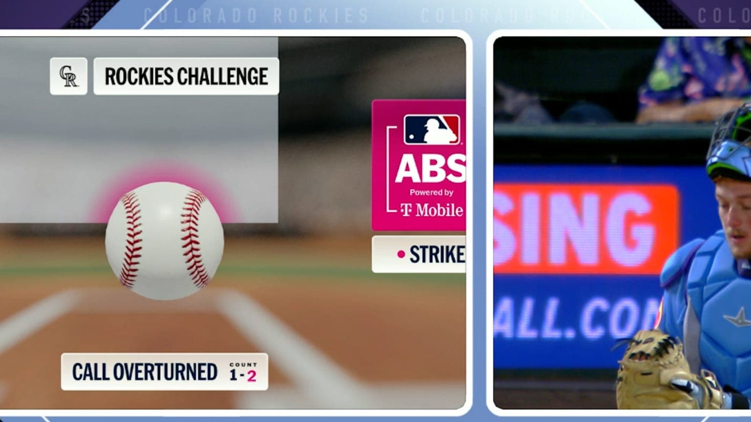 Ball 2 overturned following ABS challenge | Colorado Rockies