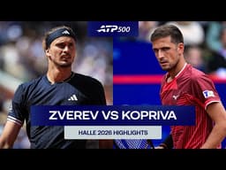 Alexander Zverev vs. Vita Kopriva Highlights | Halle 2026 R1