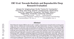 DR^{3}-Eval: Towards Realistic and Reproducible Deep Research Evaluation