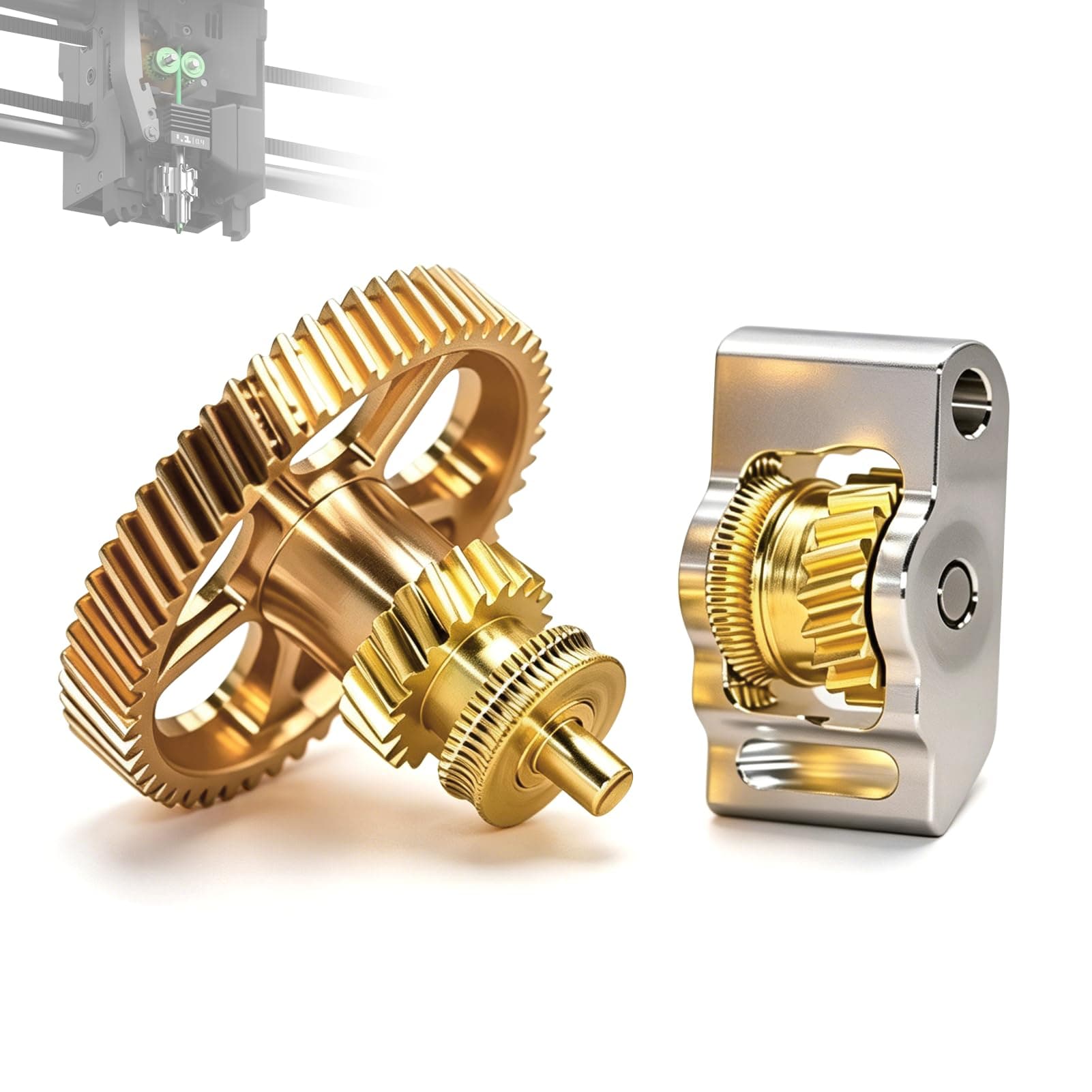 COMTREE Upgraded Extruder Brass Gear for Bambu Lab ...