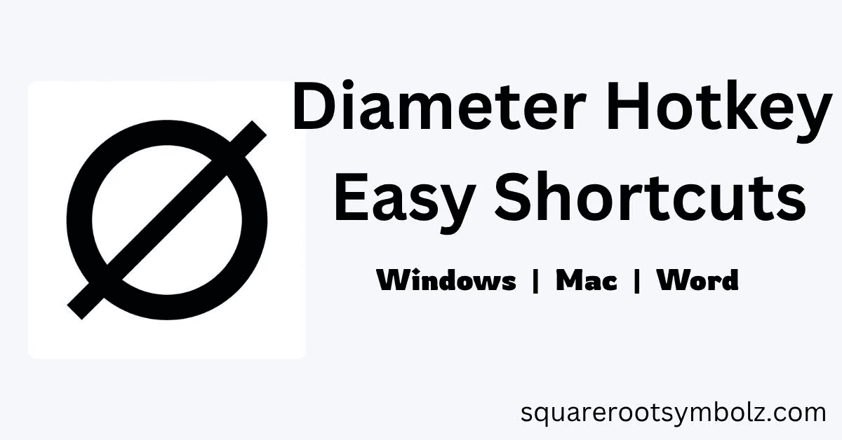 Diameter Hotkey Easy Shortcuts for Windows, Mac & Word
