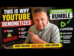 This Is Why YouTube Demonetizes - Expanding To Rumble
