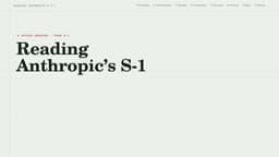 @tunguz: .@AnthropicAI just filed to go public. Its S-1 is over 400 pages long. I used Opus 5.5 to generate a...