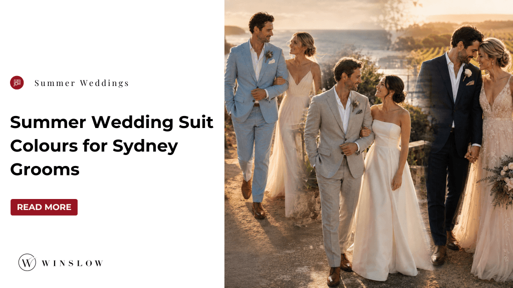 Summer Wedding Suit Colours for Sydney Grooms 2026