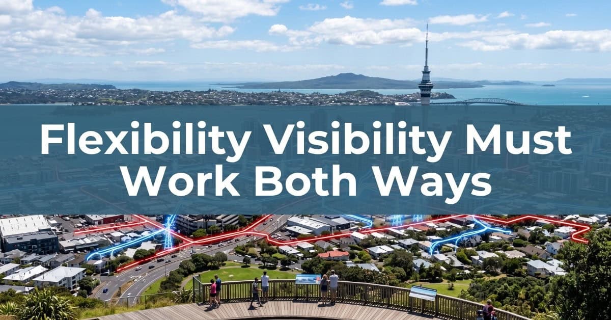 Flexibility Visibility Must Work Both Ways