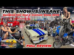 Bangkok Hot Rod & Custom Show 2026 | Thailand’s Craziest Custom Builds Take Over!