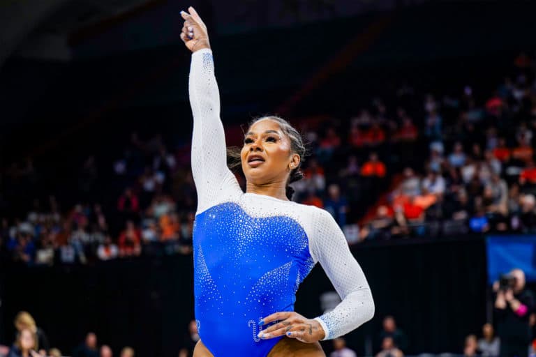 After a historic run, Jordan Chiles returns to UCLA gymnastics as a student coach