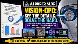 Vision-OPD: Learning to See Fine Details for Multimodal LLMs via On-Policy Self-Distillation (May 20