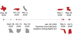 How predominantly Black areas in 6 states have been split ...