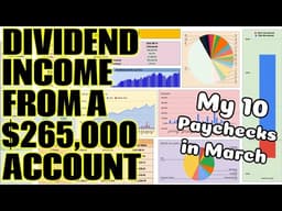How Much My Dividend Portfolio Paid Me in March! ($265,000 Portfolio!)