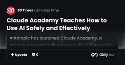 Claude Academy Teaches How to Use AI Safely and ...