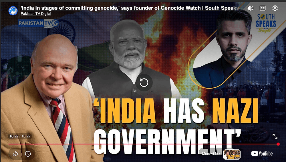 Dr. Stanton On India, Hindutva, Kashmir, and Manipur