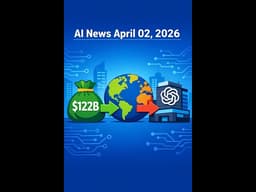 BREAKING: OpenAI’s $122B Round Shocks AI News Apr 2 #Shorts