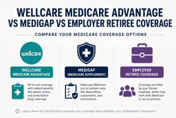 Wellcare Medicare Advantage vs Medigap vs Employer Retiree ...