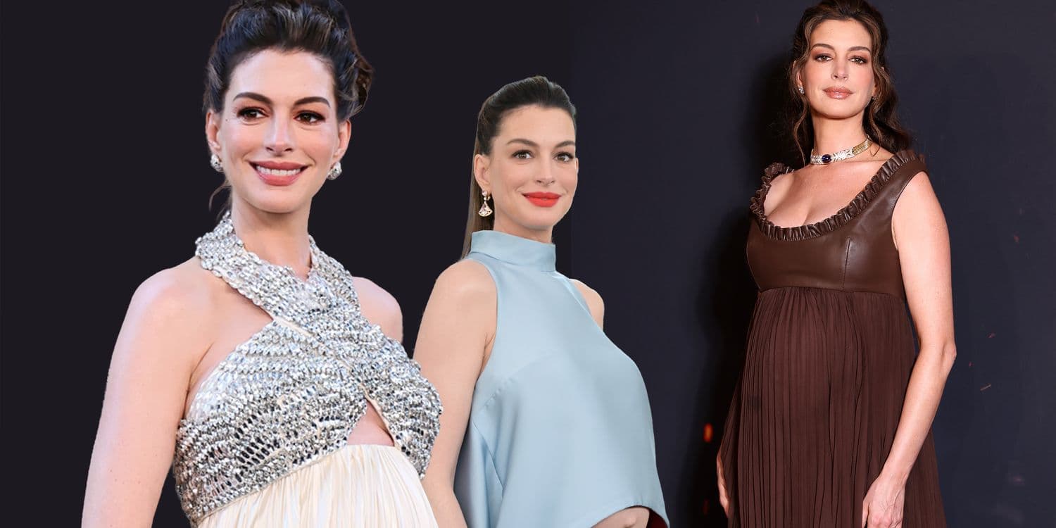 Anne Hathaway's Maternity Style Is in a League of Its Own