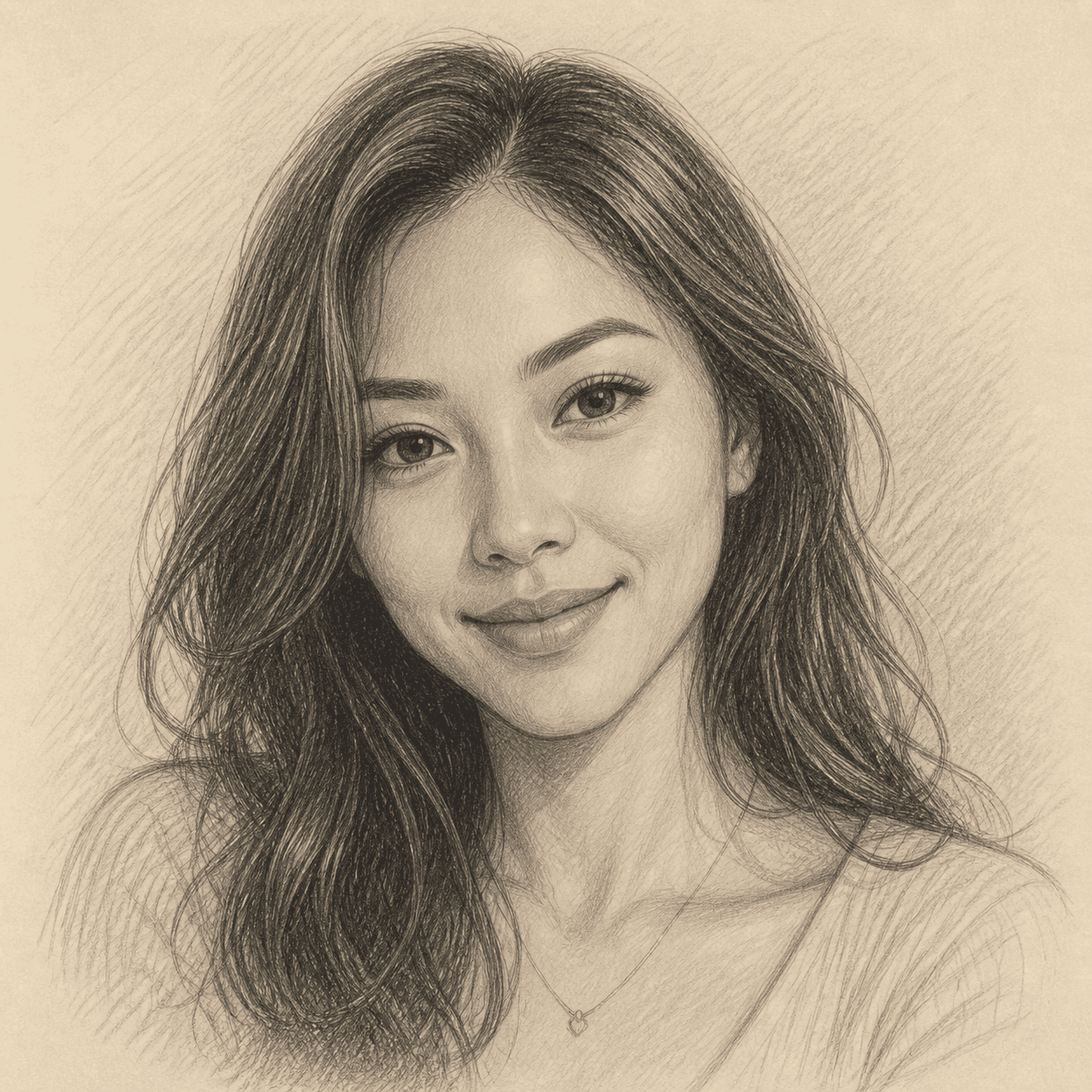 Imagined Male Soulmate Portrait for Female User Sketch - Vidoly AI