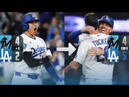 Shohei Ohtani and Kyle Tucker ignite Dodgers late rally in the 9th inning 😤 | MLB Highlights