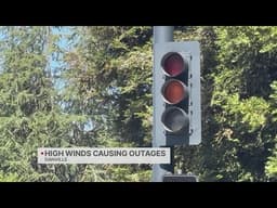 High winds causing power outages in Bay Area