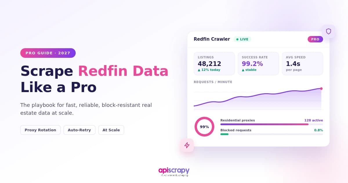 How To Scrape Redfin Data In 2027: Pro Guide