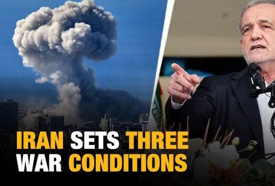 Iran has issued its demands to the Zionist
