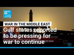 Gulf allies privately make the case to Trump to keep fighting until Iran is decisively defeated