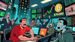 Bitcoin Breakout Above $70K Sparks Squeeze Trade as Shorts Wipe Out $325M — But Fear Remains at "Extreme"