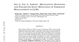 See it, Say it, Sorted: Mechanistic Diagnosis and Parameter-Space Mitigation of Emergent Misalignment in LLMs