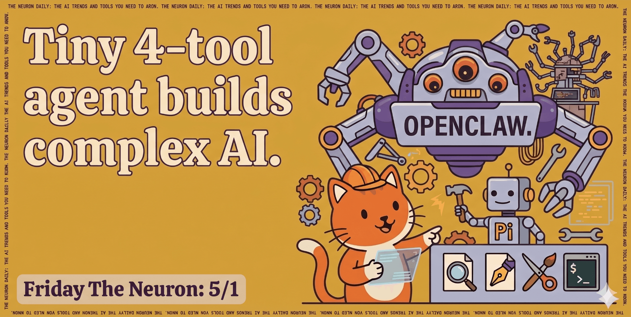 🙀 The 4-tool agent quietly powering OpenClaw