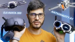 This 360 Drone Goggle Uses Micro-OLED & Pancake Lenses! (A1 vs Avata 360)