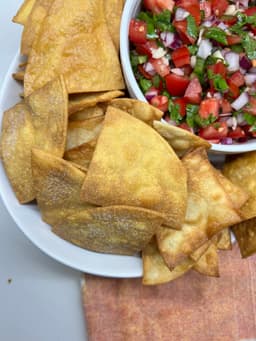 Homemade Fried Tortilla Chips Recipe - Jenn Smith
