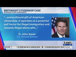 Legal expert explains arguments over birthright citizenship