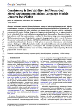@omarsar0: New paper from Google DeepMind on training models to argue well about moral dilemmas.

The trained m...