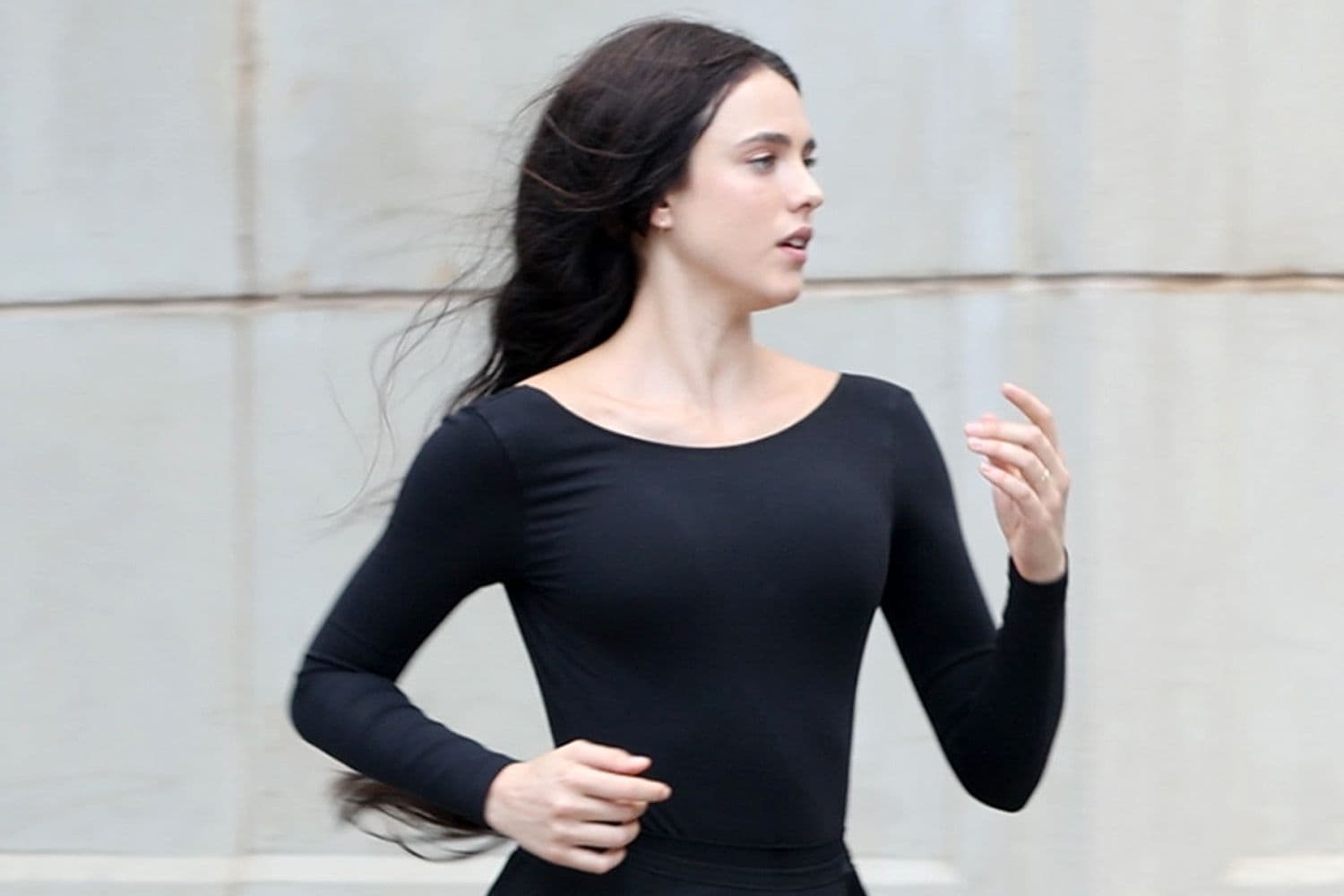 Margaret Qualley makes first appearance since Jack ...