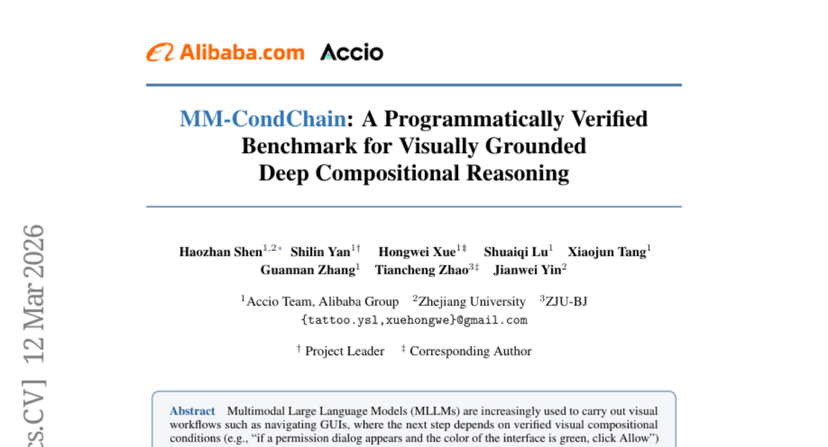 MM-CondChain: A Programmatically Verified Benchmark for Visually Grounded Deep Compositional Reasoning