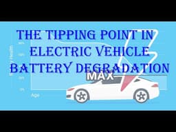 The tipping point in electric vehicle battery degradation.