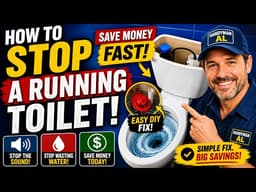 How to Stop a Running Toilet Save Money FAST!