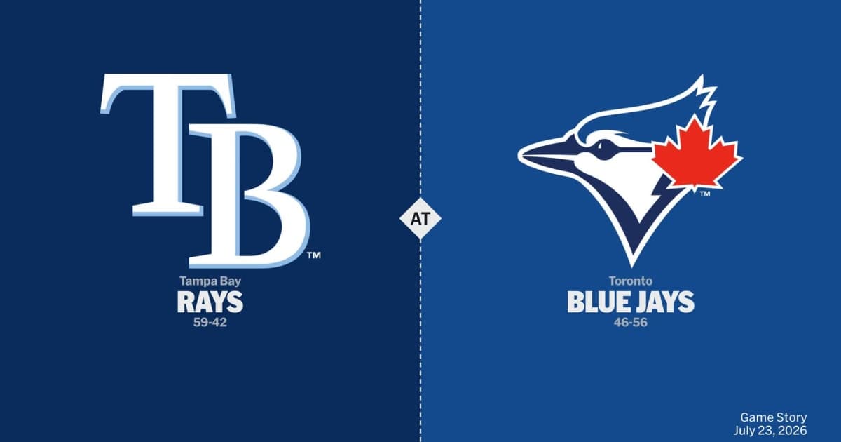 Tampa Bay Rays at Toronto Blue Jays Game Story, Scores ...