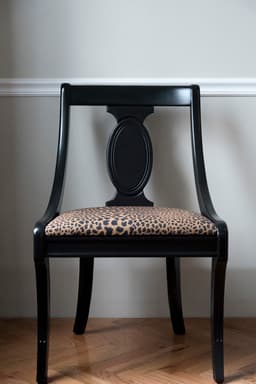 Animal Print DIY Chair Makeover - Room for Tuesday
