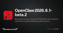 OpenClaw 2026.8.1-beta.2