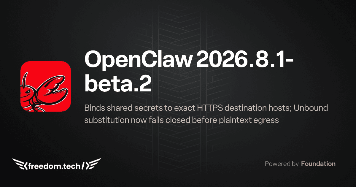 OpenClaw 2026.8.1-beta.2