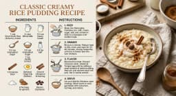 Heartwarming Rice Pudding Recipe: Creamy Classic Comfort
