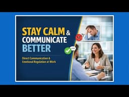 Stay Calm & Communicate Directly at Work