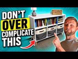 The Easiest Storage Cubbies I've Ever Built